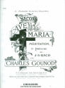 Ave Maria no.2 pour soprano, violon (violoncelle) et piano (orgue) partition et parties (frz/la),  copie d'archive