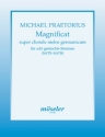 Magnificat 8st gemischter Chor Chorpartitur Aus Megalynodia Sionia. SATB+SATB