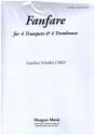Fanfare for 4 trumpets and 4 trombones score and parts