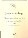 Gran marcha de los subsecretarios b-Moll Klavier 4-hndig
