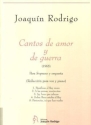 Cantos de amor y de guerra Sopran und Orchester Klavierauszug