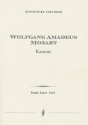 Mozart Wolfgang Amadeus Kanons Studienpartitur