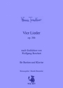 Trenkner, Werner Vier Lieder op. 38b - n. Texten von Wolfgang Borchert