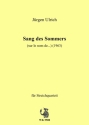 Ulrich, Jrgen Sang des Sommers fr Streichquartett