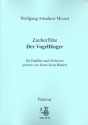 Arie des Papageno aus Die Zauberflte fr Panflte und Orchester Partitur
