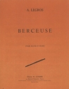 LEGROS Andr Berceuse flte et piano Partition