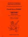 JOUBERT Claude-Henry Estive 3 trompettes (ou cornets) et 1 trombone ou tuba Partition