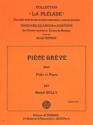 GULLY Michel Pice brve flte et piano Partition