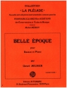 Belle poque pour basson et piano
