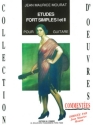 MOURAT Jean-Maurice Etudes fort simples 1 et 2 guitare Partition