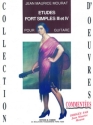 MOURAT Jean-Maurice Etudes fort simples 3 et 4 guitare Partition