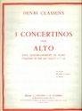 Concertino la majeur no.3 pour alto et piano