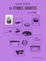 BERLIOZ Grard Etudes courtes (24) Vol.J 2 toms Partition