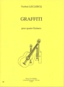 LECLERCQ Norbert Graffiti 4 guitares Partition