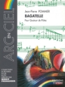 POMMIER Jean-Pierre Bagatelle 4 fltes Partition