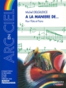 DELGIUDICE Michel A la manire de... flte et piano Partition