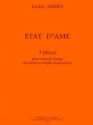 ALBERTI Freddy Etat d'me (3 pices) grande harpe ou harpe  simple mouvement Partition