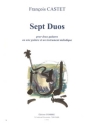 CASTET Franois Duos (7) 2 guitares ou 1 guitare et 1 instrument mlodique Partition