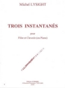 LYSIGHT Michel Instantans (3) flte et clavecin (ou piano) Partition