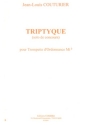 COUTURIER Jean-Louis Triptyque (solo de concours) trompette d'ordonnance Partition