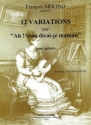 MOLINO Francisco Variations (12) sur Ah ! Vous dirai-je maman guitare Partition