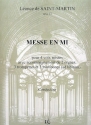Messe mi mineur op.13 pour choeur mixte, 2 orgues, 3 trompettes et 3 trombones (ad lib) partition