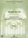 Messe mi mineur op.13 pour 4 voix mixtes, 2 orgues, 3 trompettes et 3 trombones (ad lib.) parties