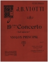Concerto sol mineur no.19 pour violon et orchestre violon principal