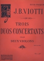 3 Duos concertants op.30 pour 2 violons 2 parties