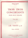 3 Duos concertants op.28 vol.1 pour 2 violons 2 parties