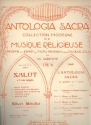 Salut pour 5 voix ingales et orgue