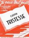 CHOPIN Frdric Tristesse Op.10 n3 (JPTJ14) piano facile Partition