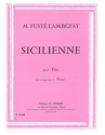 FUSTE-LAMBEZAT Michel Sicilienne flte et piano Partition