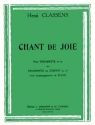 CLASSENS Henri Chant de joie trompette et piano Partition