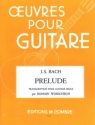 BACH Johann Sebastian Prlude ut min. pour le luth guitare Partition