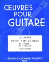 LEGROS Andr Airs oublis (2) Pavane - Valse guitare Partition