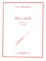 MAILLOT Jean Ballade flte et piano Partition