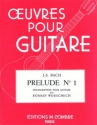 BACH Johann Sebastian Prlude n1 du Clavecin bien tempr guitare Partition