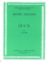 CECCONI Monique Jeux n1 - 2 2 fltes Partition