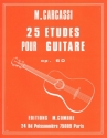 CARCASSI Matteo Etudes (25) Op.60 guitare Partition