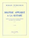 WORSCHECH Romain Solfge appliqu  la guitare Vol.2 guitare Partition
