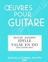 DAGOSTO Sylvain Idylle - Valse en do guitare Partition