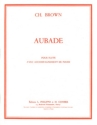 BROWN Charles Aubade flte et piano Partition