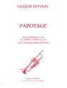 DEVOGEL Jacques Papotage trompette et piano Partition