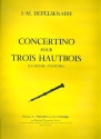 Concertino pour 3 hautbois et orchestre ou piano pour 3 hautbois et piano partition et parties