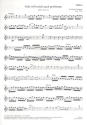Gott will mich auch probieren GWV1121/14 fr gem Chor und Orchester Violine 1