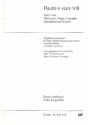 Flauto e voce Band 8 fr Gesang (hoch), 2 Blockflten und Bc Bass continuo (Viola da gamba)