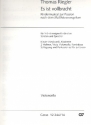 Es ist vollbracht fr Soli, Kinderchor, Sprecher und Instrumente Violoncello