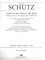Jauchzet dem Herren alle Welt op.2,26 SWV47 fr Favoritchor, gem Chor und Orchester Basso continuo