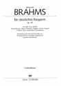 Ein deutsches Requiem op.45 fr Soli, gem Chor und Kammerensemble Kontrabass